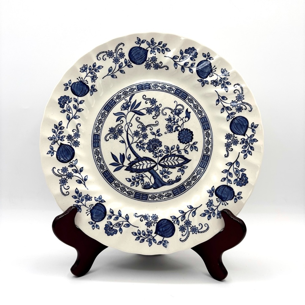 Vintage Myott Meakin 1982 Blue Onion Dinner Plate /Dish
